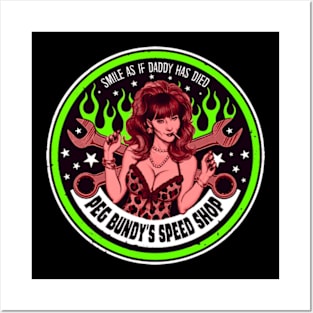 Peg Bundy's Speed Shop (Colour) Posters and Art